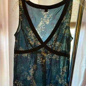 Silky v neck blouse